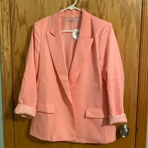 New Staccato Pink Blazer, Size Large